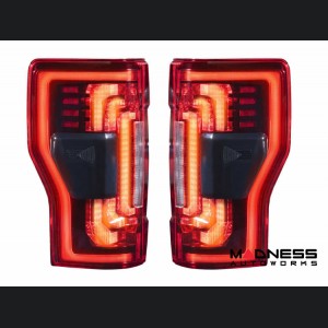 Ford Super Duty LED Tail Lights - XB Series - Morimoto - Red